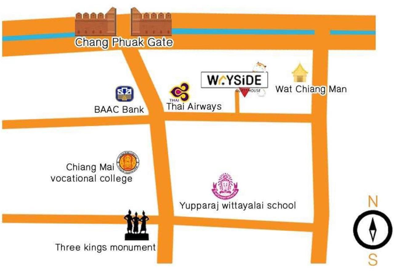 Wayside Guesthouse เชียงใหม่ ภายนอก รูปภาพ